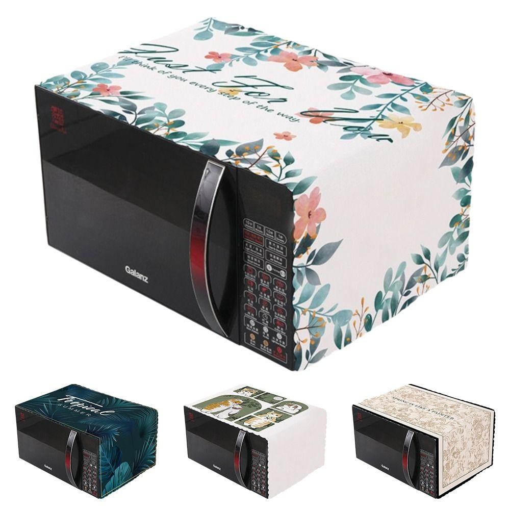 Super Soft Microwave Oven Dust Cover Oilproof Dustproof Kitchen Appliance Cover Microwave Protective Cloth