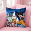 Cute Japanese Game DDragon Quest Slime Cushion Cover Pillow Case Soft Skin Friendly Fabric  Concealed Zipper