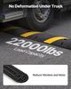 1830MM Rubber Speed Bump, 2 Channel, Heavy Duty Traffic Speed Hump, 9,979 kg/axle Load Capacity, Cable Protector Ramp with Expansion Screws, for