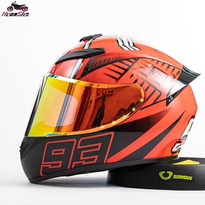 Full Face Motorcycle Helmet Men Women All Season Use DOT Certified Safety Riding Gear