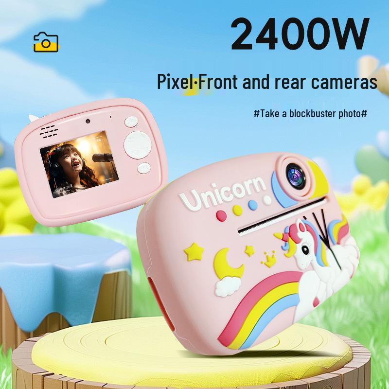 D1 Polaroid Kids Mini Cameră Duală: Imprimare de înaltă definiție și jucărie digitală