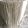 Wholesale 1-Row 1 yard SS6 Cystal Rhinestone Trim Close Cup Chain Claw DIY Jewelry Making