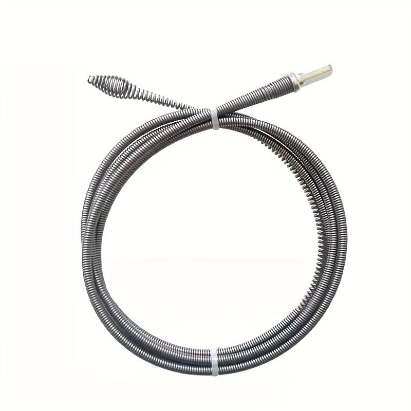 Special Dredging Spring for 2m Electric Drill Non-detachable Integrated Head Dredge Toilet In Kitchen and Bathroom.