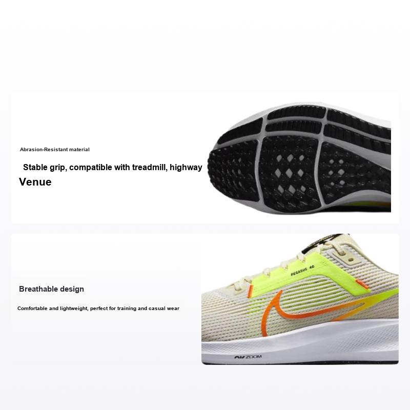 Nike Air Zoom Pegasus 40 Coconut Milk Lime Herren Sneaker Cremeweiß Volt DV3853-101