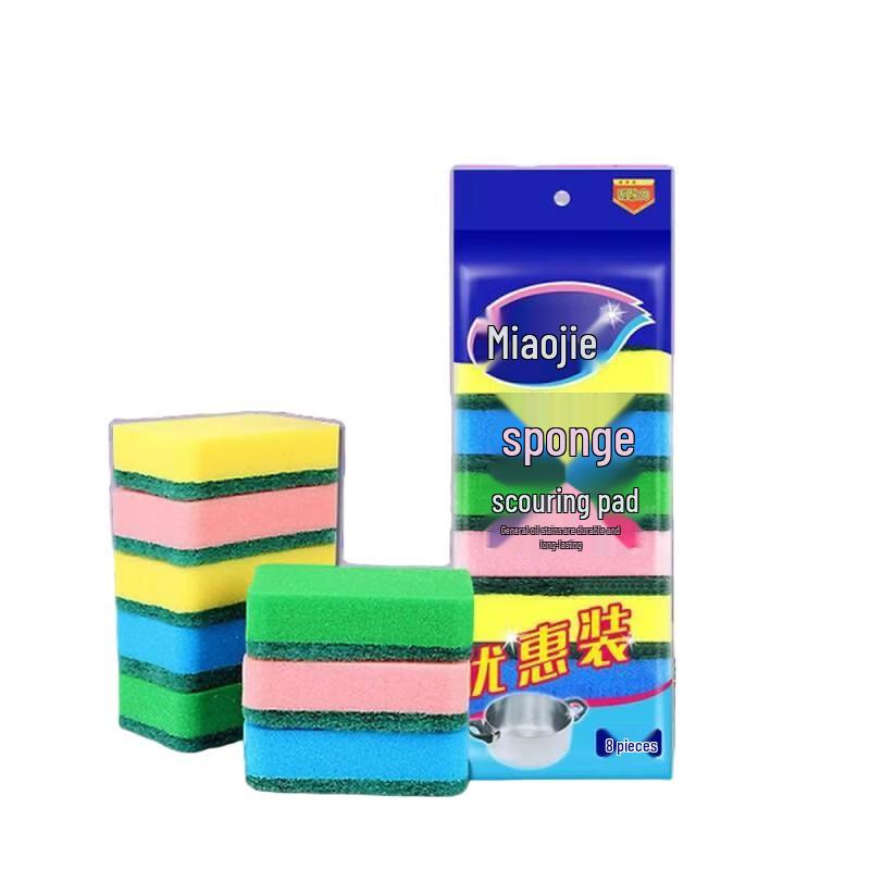 MIAOJIE Sponge Scouring Pads