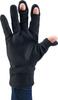 ZETT Baseball Cold Weather Fleece Black X Gold Size BG51114B Gloves, Gloves, (1982), M,