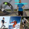 Unisex Waterproof Smart Fitness Ring: Heart Rate & Blood Oxygen Tracker, Multi-Mode Sport Accessory