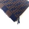 FENDI Zucca pattern Pecan Scarf with fringe, stole/shawl, winter clothing Scarf
