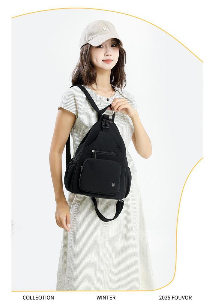 Sac à dos bandoulière multifonctionnel léger pour femmes - Design tendance 2025 pour le sport et le cyclisme