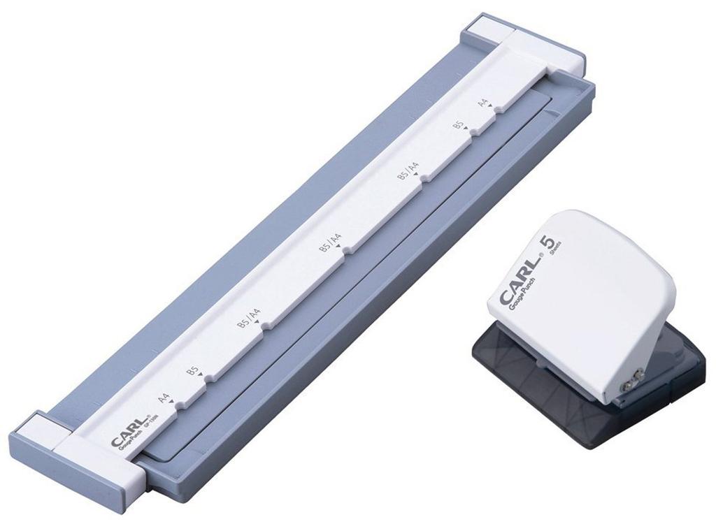 Carl Office Equipment Loose-Leaf Punch Gauge Punch Neo Gray GP-130N-D