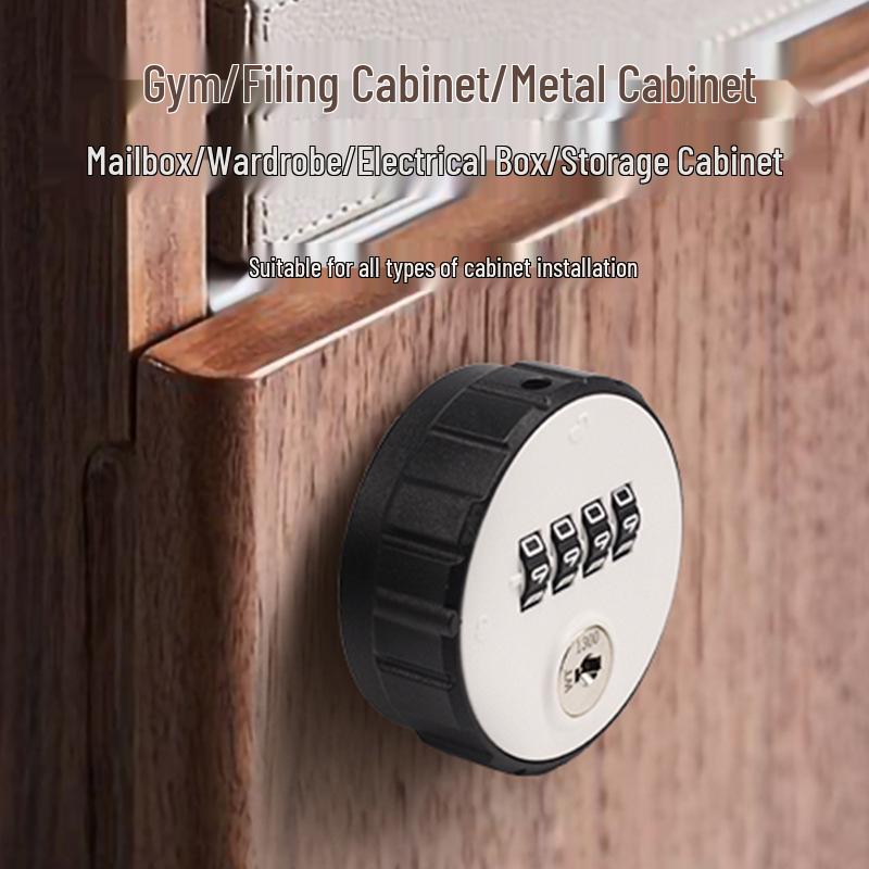 Mechanical Combination Lock for Cabinet, Mailbox, Locker, Shoe Cabinet, Drawer, and File Cabinet 20mm Combination Lock
