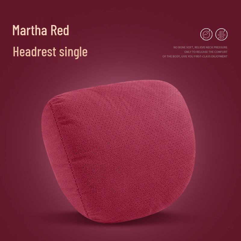 New Suede Plush Car Headrest & Neck Support Pillow Single Headrest 15x25 cm