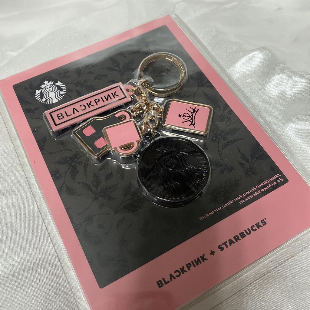 [USED] blackpink Starbucks collaboration key ring
