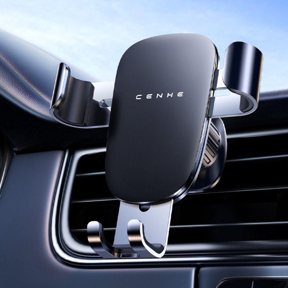 Metal Construction Mobile Phone Car Holder Air Outlet Mount Air Vent Phone Holder Mobile Devices