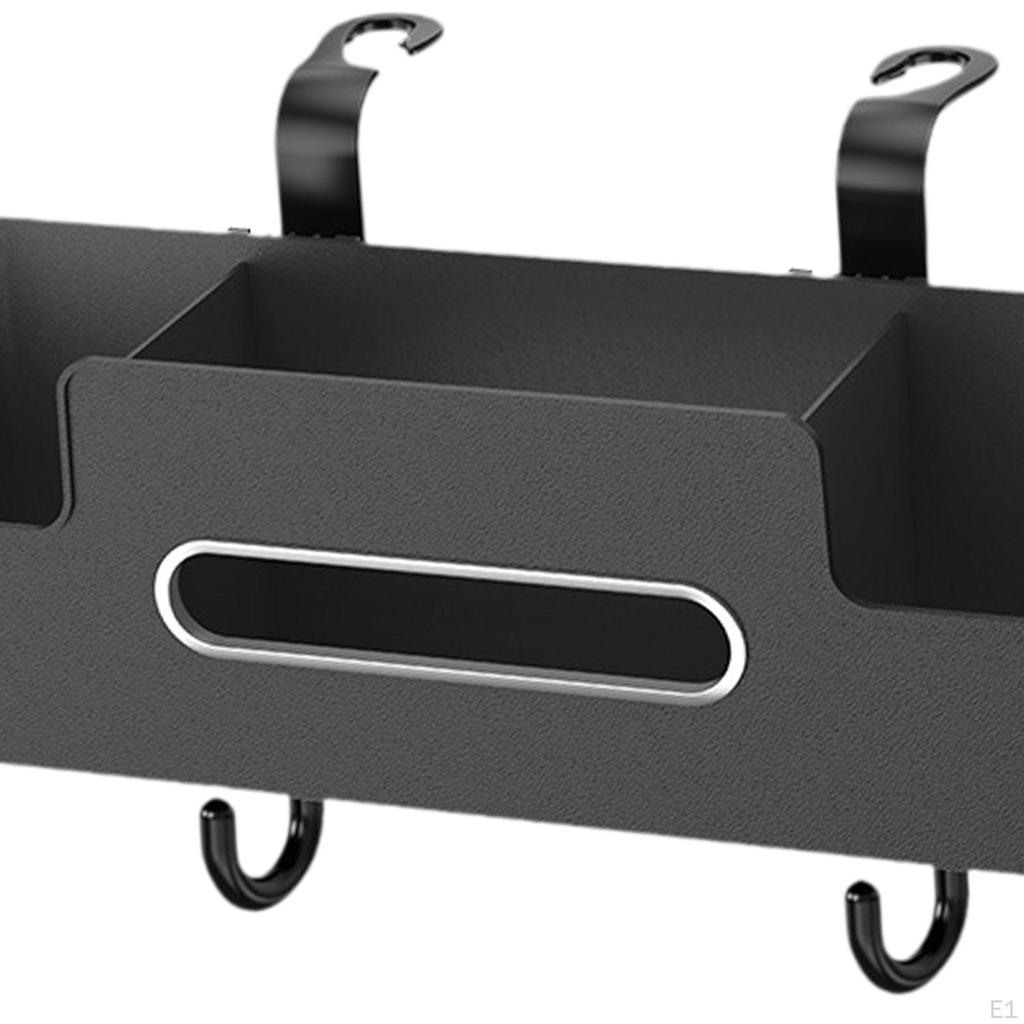 Seat Back Storage Box Backseat Organizer Multifunctional Hanger Cup Holder