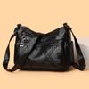 Ladies Fashionable Hundred Waterproof Leather Crossbody Bag - New Spacious Multifunctional Shoulder Crossbody Bag