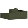 Garden Planter Olive Green 100 X 100 X 50 Cm