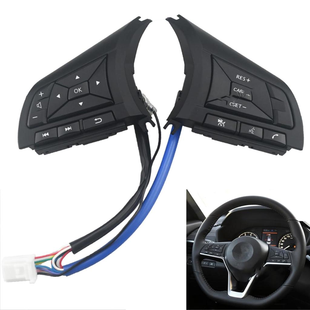 Przycisk przełącznika na kierownicy Tempomat, do Nissan Serena C27 2018 2019, do Altima L34ZGL 2018 2019 2020 25550-5SA1D 25550-5SW0A