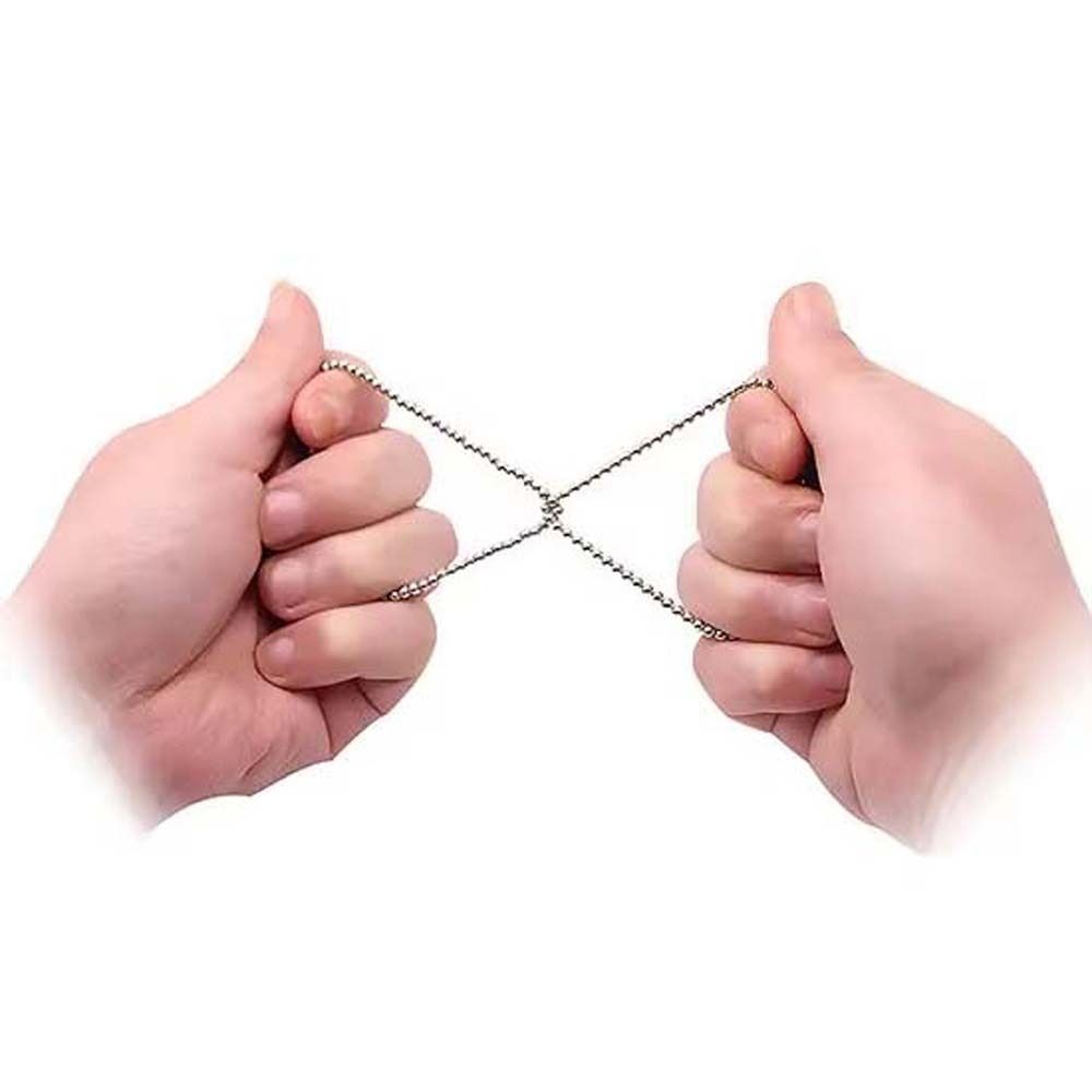 

Mentalism Molecular Chain Magic Close Up Molecular Chain Professional Magic Tricks Chain Magician срібний