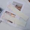 Elegant Ribbed Knit Stretch Leg Warmers Boot Covers Lace Trimmed Ribbon Bowknot Leg Sleeve Knee Length Socks for Women