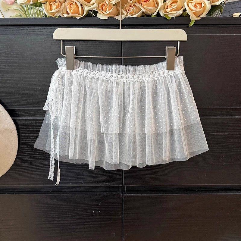 

Korea Gate 2024 Lace Mesh Versatile Tie-Up Ballet Skirt Curtain Standard