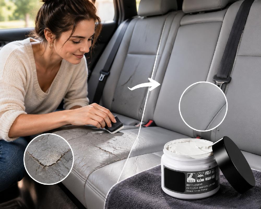 Lederreparaturcreme 50ml Autositz Sofa Kratzer-Restaurator 9 Farben Leder-Renovator Farbe Für Schuhe Taschen Auto-Innenraum-Pflege