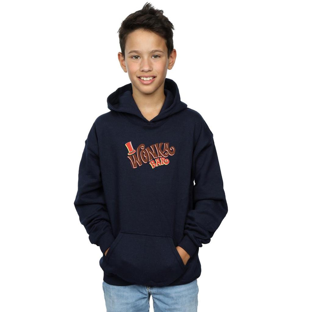 Willy Wonka Boys Bar Logo Hoodie