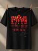 Kraftklub Tour 2026 Červená Opotřebovaná Gerunisex Nápis s kapajícími tvary A Tmavý Grunge Koncert Unisex Všechna Trička