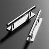 2Pcs Abs Door Handle Self-Adhesive Punch-Free Door Knob Wardrobe Cabinet Drawer Cupboard Handlebar Home Furniture Hardware