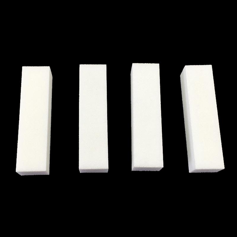 10 Stück Nagelfeilen Bufferblock Set Maniküre Pediküre Pflege Nagelkunst Polierschleifwerkzeuge Weißer Schwamm Puffer Nagelfeilen Werkzeuge