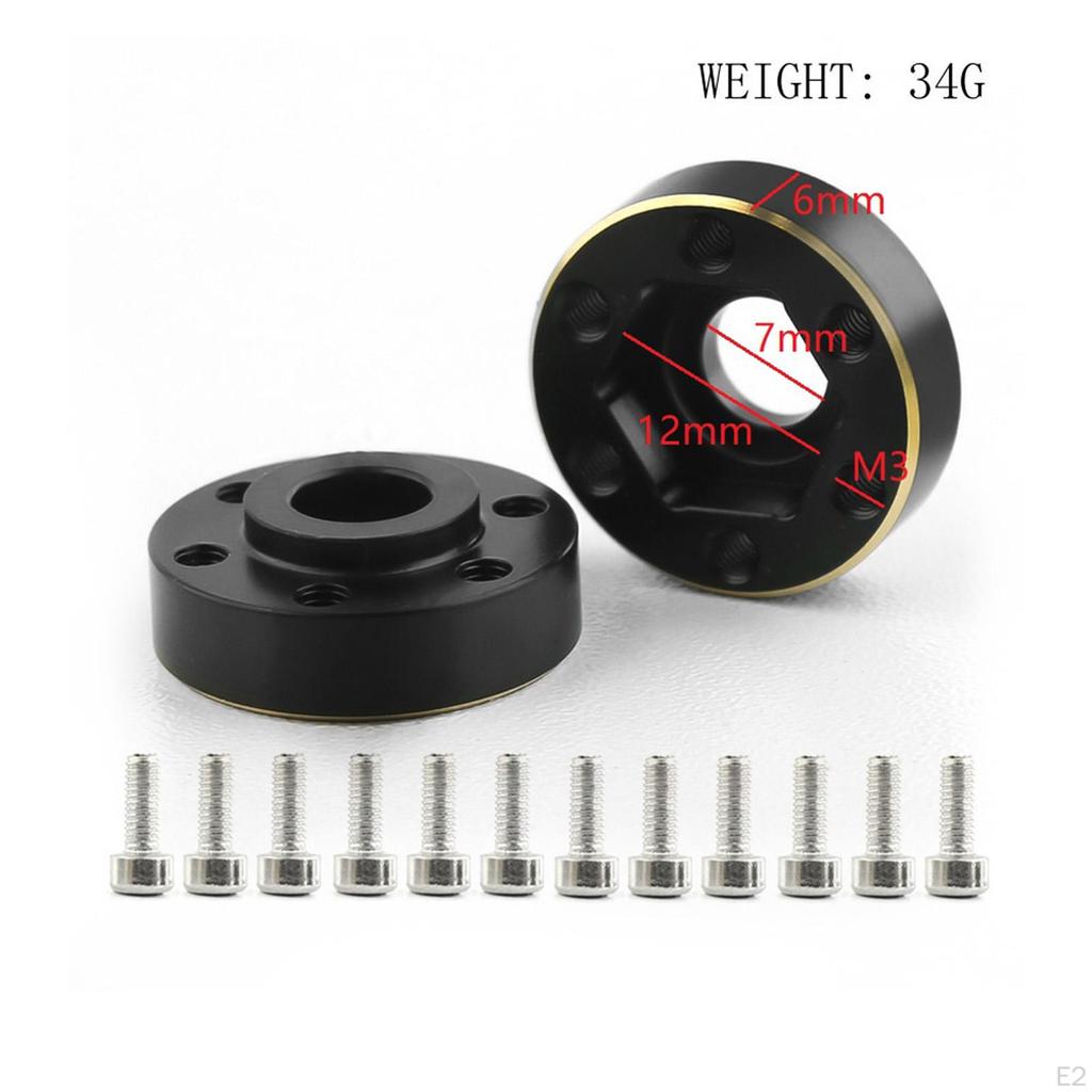 Metal Screws Set for 1/10 RC Crawler Wheel Hex Hubs