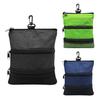 Golf Ball Bag with Waist Clip 3 Pockets Waterproof Nylon Golf Ball Tee Tools Accessories Organizer Pouch Holder Men Women Golf Enthusiasts Gift