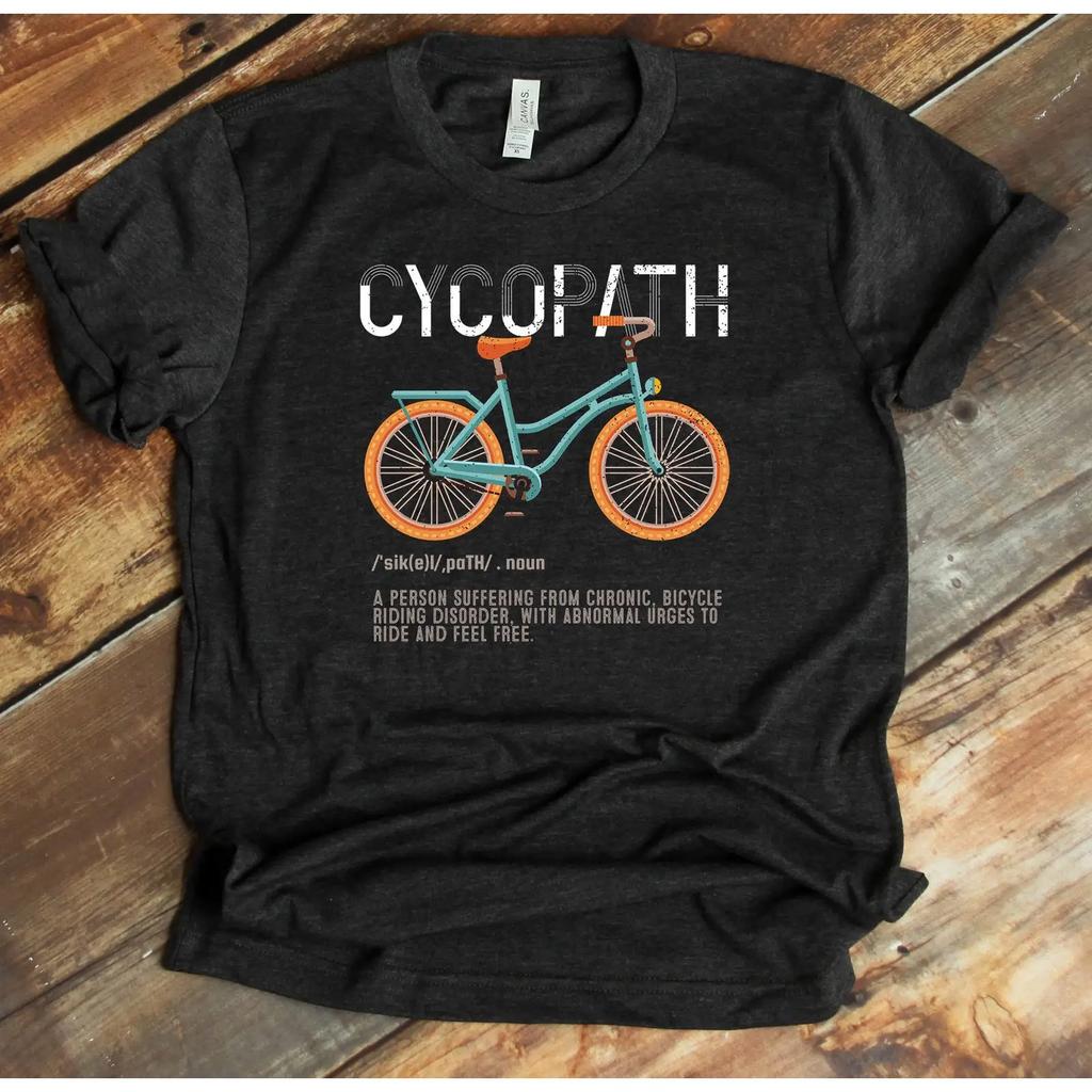 Cycopath Definition T Shirt Cyclist Biker Biking Bicycle Rider Tank Top Vintage Top For Everyday Wear Homme Versatile
