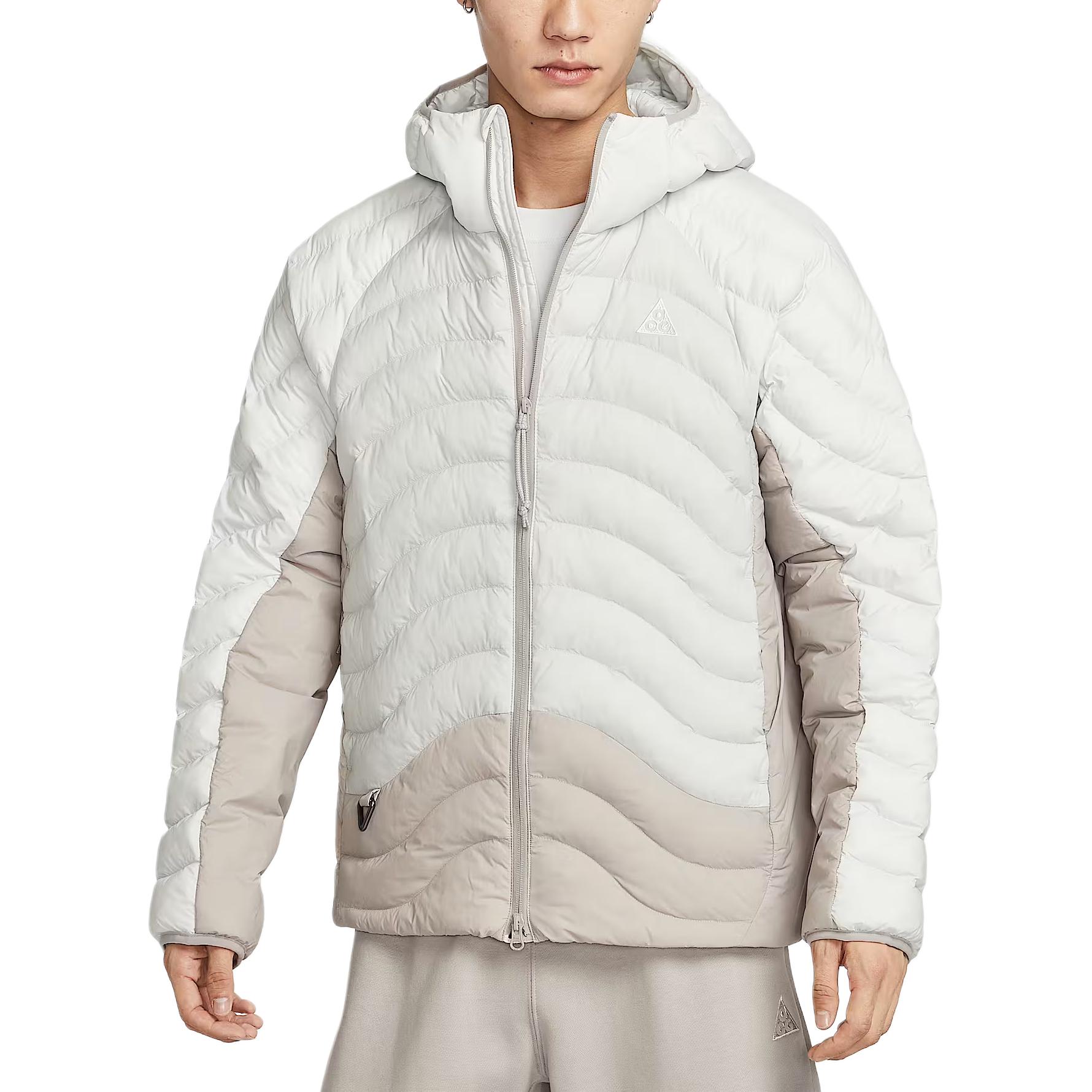 Nike Серия ACG Lava Flow Thera-FIT ADV Куртка с капюшоном Теплая Легкая Свободного кроя С длинным рукавом Хлопковая Мужская куртка HJ3736-025 3XL