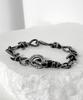Blessed Bullet Ss-10Mm Thorn Link Bracelet_Vintage Silver/Silver