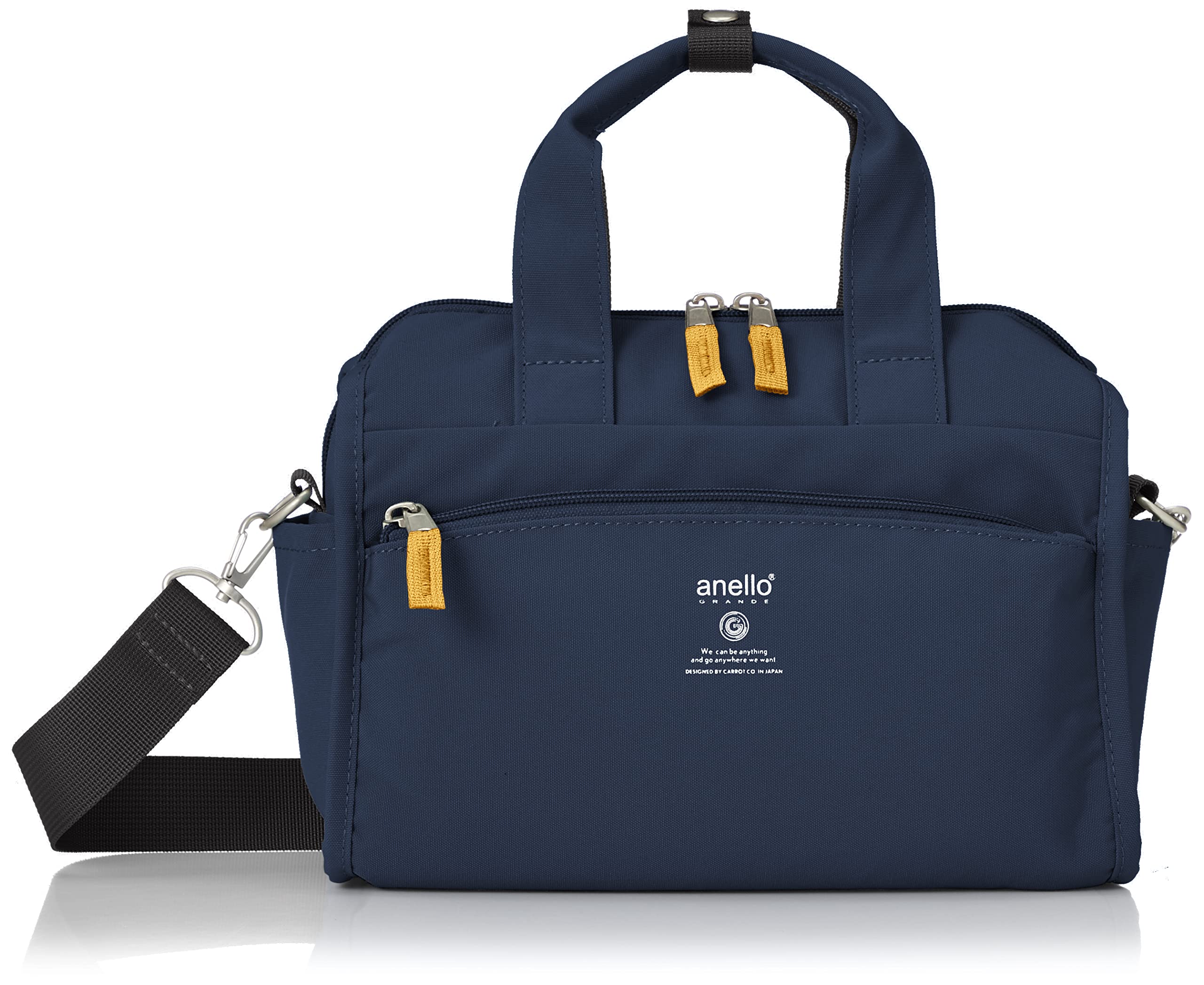 

2WAY Mini Boston Bag Водоотталкивающая легкая 10 карманов CABIN GTM0177 темно-синяя [Anello Grande]