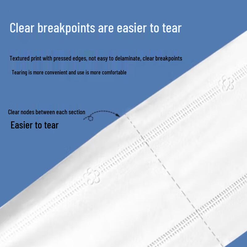 JYTQ Kommerzielle Bambus 4-lagige Toilettenpapierrollen mit großem Kern