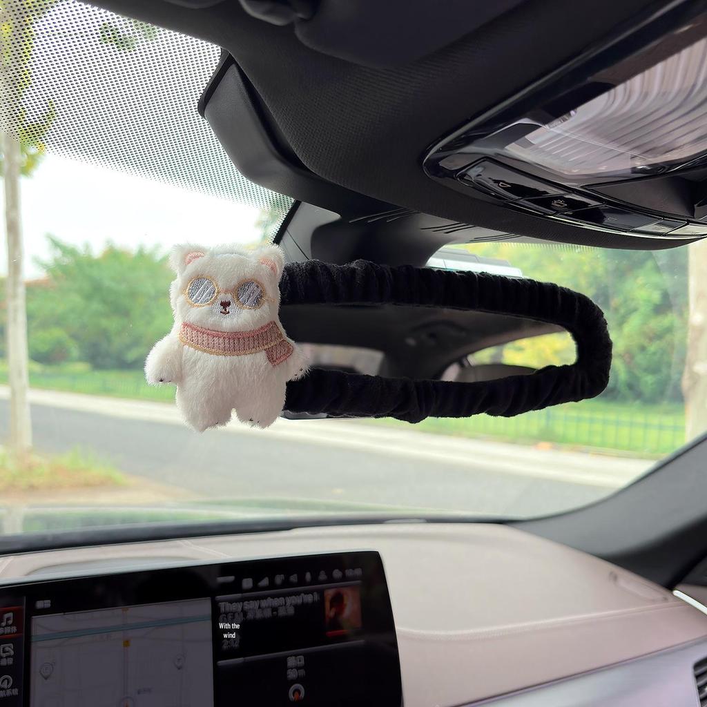 Kreative Niedliche Welpen Rückspiegelabdeckung - Dekorative Auto-Innenausstattung für Frauen.