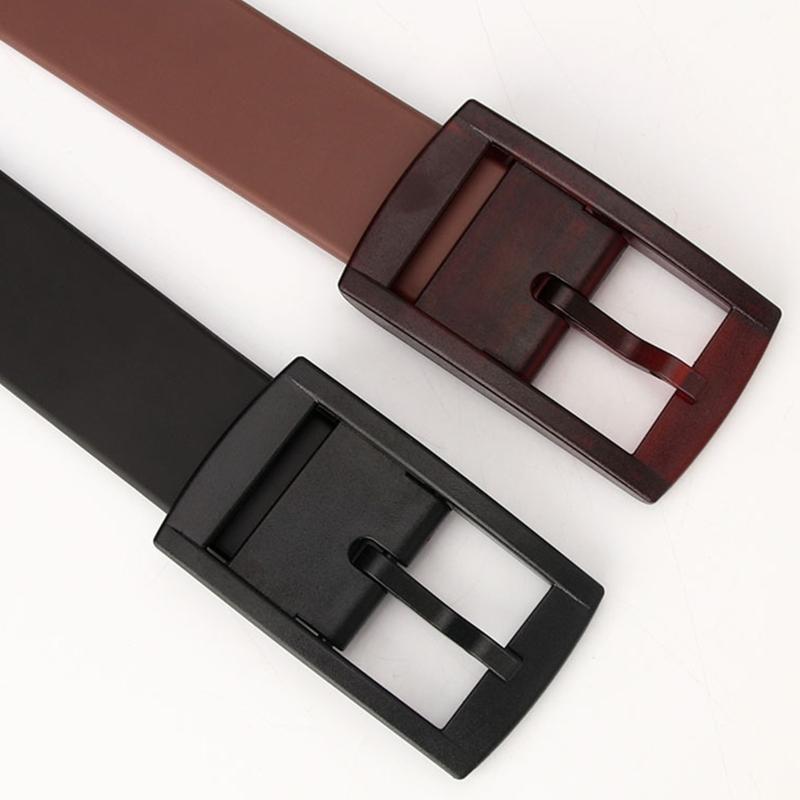 Women Frosting Texture Waist Strap Retro Buckle Multi Color Belt All-match Coat Ladies Wide Harajuku Formal Waistband
