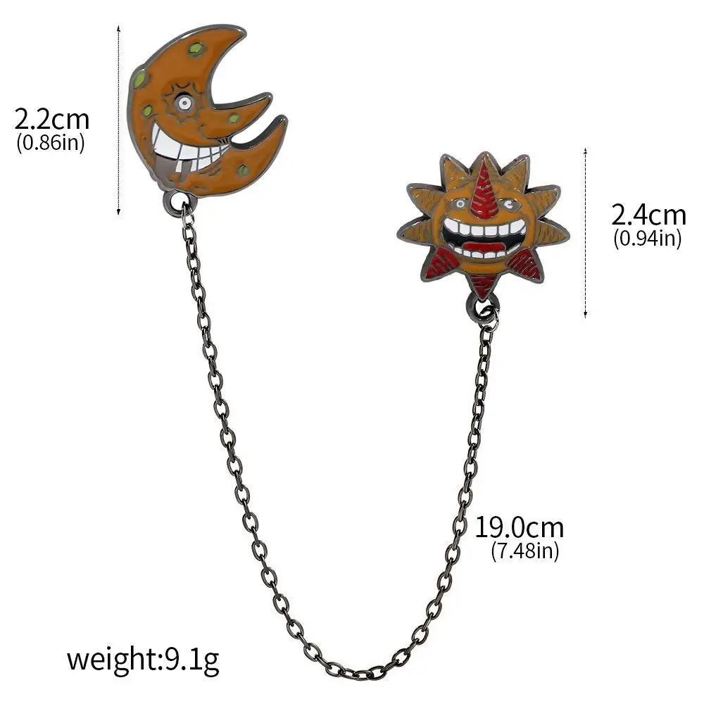 

Anime Soul Eater Ring Brooch Pendant Death the Kid Skull Cosplay Props Metal Adjustable Rings Men Women Backpack Jewelry