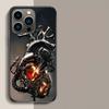 Heart Shaped Engine Phone Case For Iphone 17 Air 15 Pro 14 Plus 16 Pro Max 12 13 Mini 11 16E X XS Cover Cute Fundas