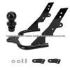 Czarny Wspornik Haka Holowniczego do Modyfikacji Harley Road King & Street Glide