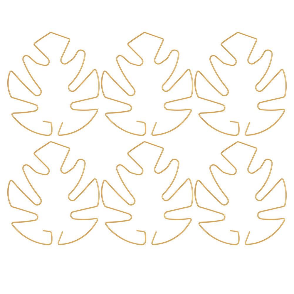 6pcs Climbing Plants Support Clips Alocasia Monstera Plant Support Plants Accessories Leaf Stabilizer Plant Stem Fixation Bracke