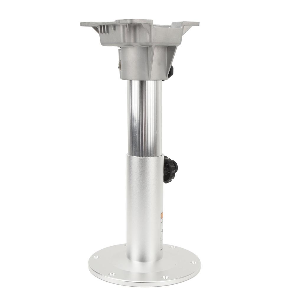 Boat Seat Pedestal Aluminum Alloy 360 Degree Swivel 335 to 490mm Adjustable Height Pedestal for RV Yacht Marine