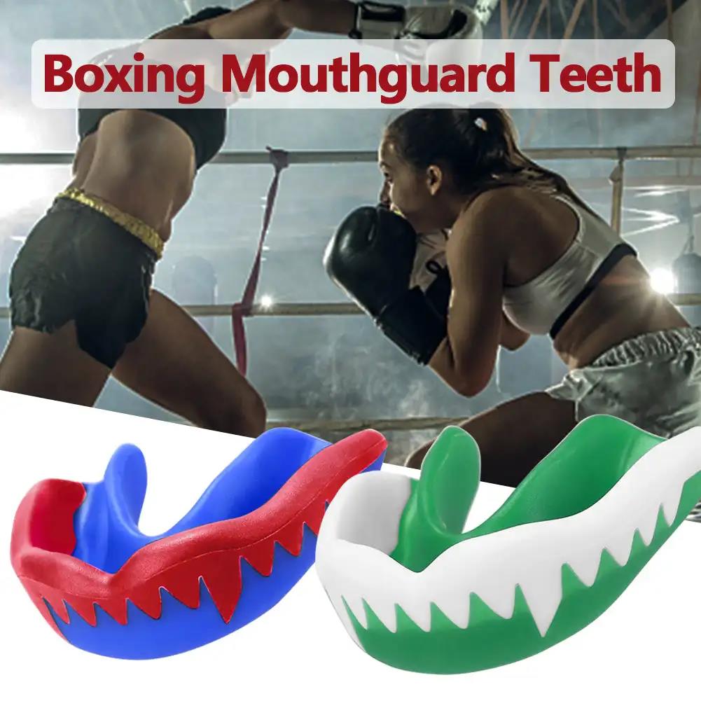 1 Stück Sport Mundschutz Zahnschutz Kinder Erwachsene Mundschutz Zahnspange Basketball Rugby Boxen Karate Gerät Trainer 3