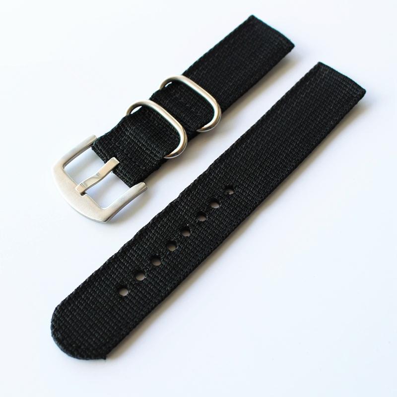 MERJUST 18MM 20MM 22MM 24MM Brown Blue Green Black Simplicity Nylon Watch Band Strap For Military Watch Wristband Bracelet