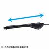 Sanwa Supply Wired Slim Keyboard USB Connection Japanese Layout 112 Keys Pantograph Black SKB-SL33BK