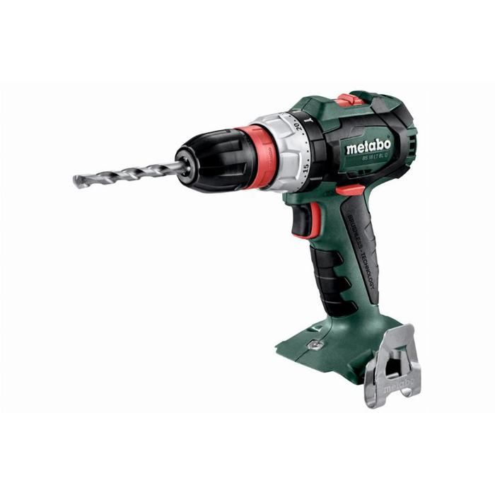 Perceuse visseuse sans fil - metabo - bs 18 lt bl q - 18 v - metabox 145