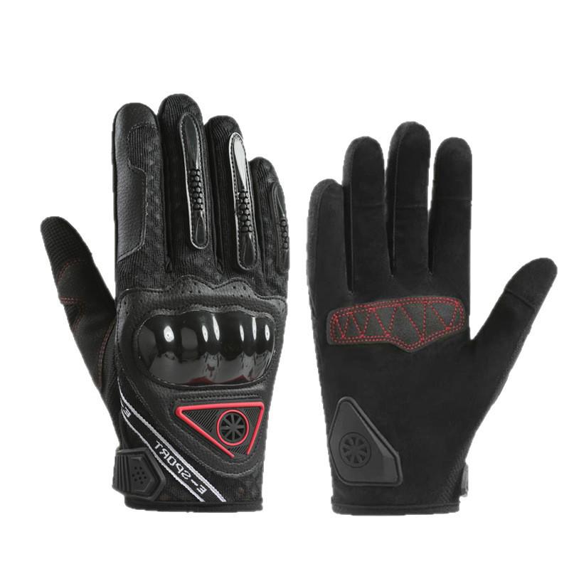 Atmungsaktive Fahrradhandschuhe - Halbfinger/Vollfinger, Sonnenschutz, Verschleißfest, Stoßdämpfend, Touchscreen-kompatibel