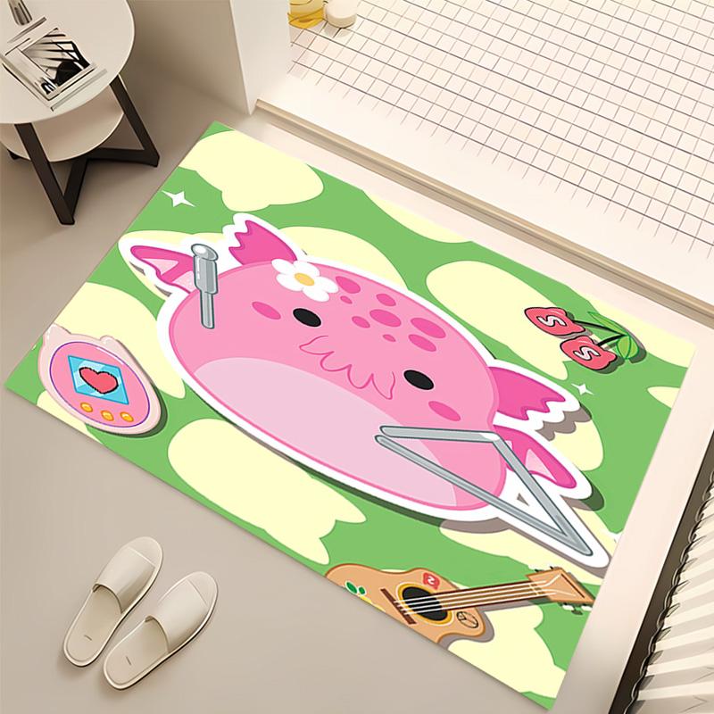 squishmallows Print Area Rug - Soft,Washable Non-Slip Indoor Mat,Living Room,Home Office Decorative Rug